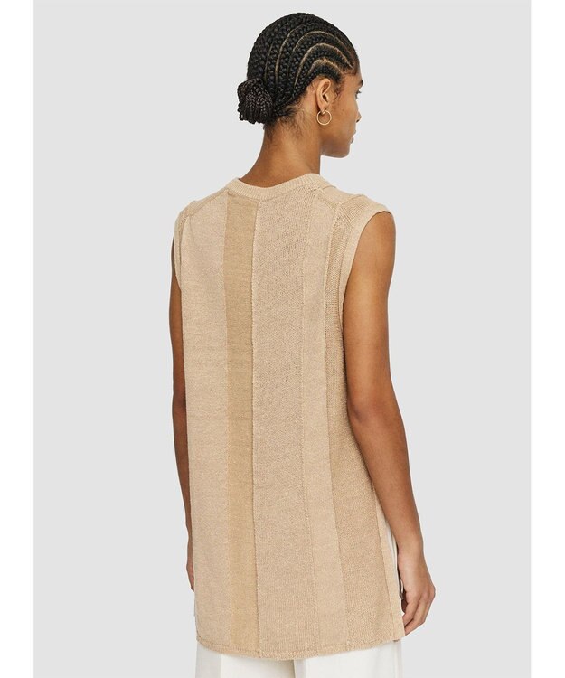 JOSEPH 【洗える】リネンブレンド　タンクトップ Sesame