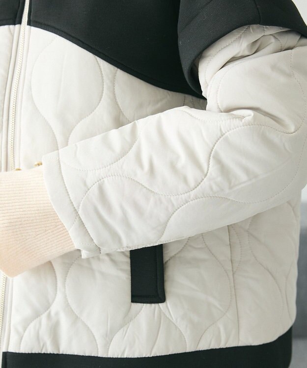 CRAFT STANDARD BOUTIQUE ダンボール×中綿ヨーク切替ジャケット Black