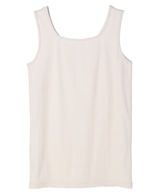 Green Parks 前後２ｗａｙリブタンク Light Beige