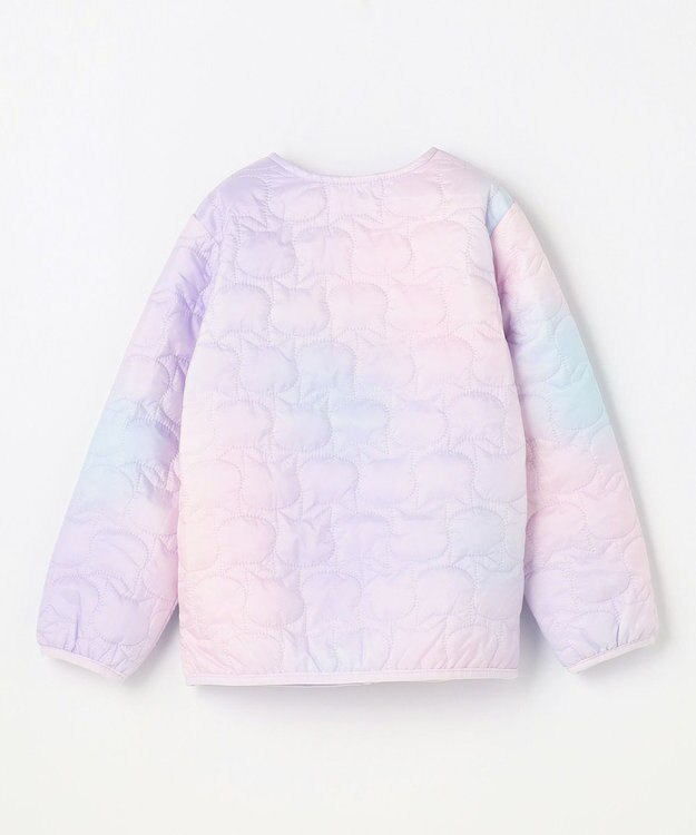 ANY KIDS 【ドッキング可能】ネコキルトブルゾン レインボー