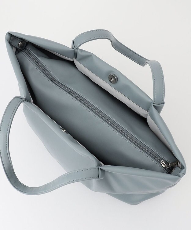 UNBILLION Otias スムースタイプ合皮トートバッグ サックスブルー