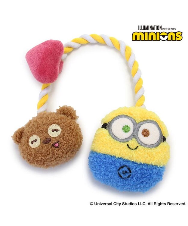 PET PARADISE ミニオン ボブ ティム ロープトイ  小型犬 イエロー