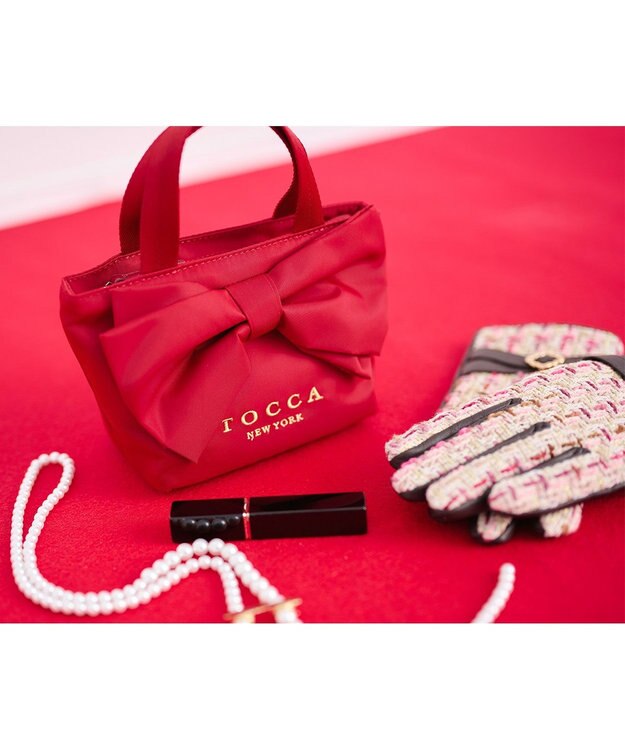 TOCCA 【タッチパネル対応】TWEED GLOVES 手袋 ピンク系