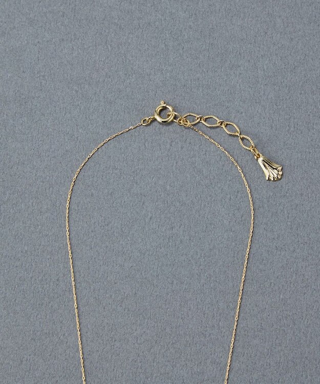 Phoebe 〈金属アレルギー対応〉Vラインミニパールネックレス　V字デザイン/小粒パール ホワイト