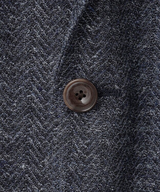 GOTAIRIKU 【宮田毛織】リネンジャージー カーディガンジャケット ネイビー系8