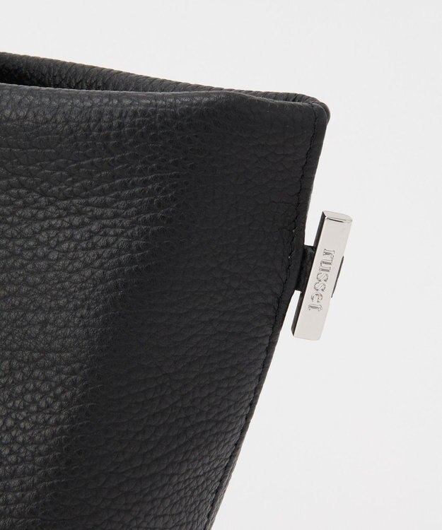 russet レザーダブルハンドルミニトート(CE-1638) Black