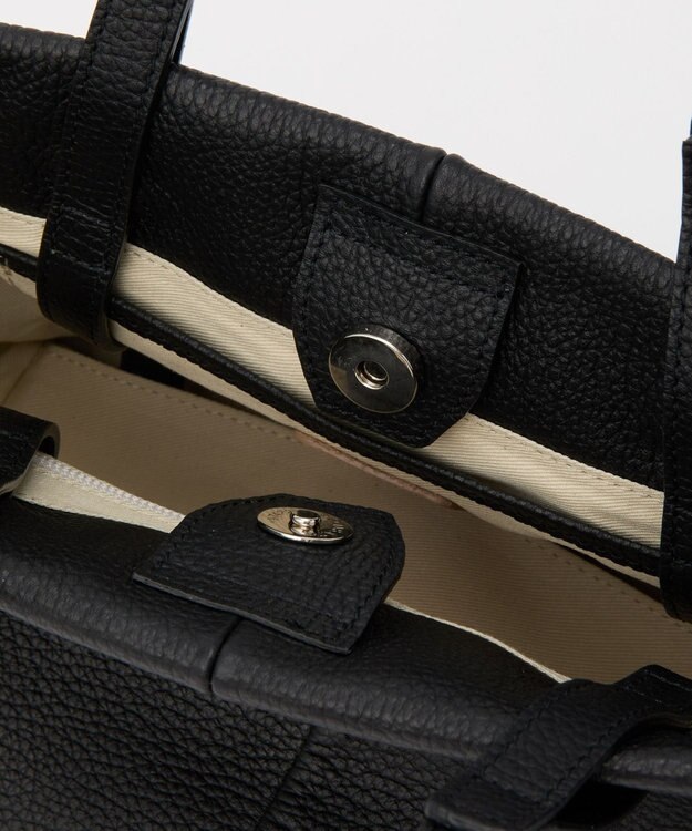 russet レザーダブルハンドルミニトート(CE-1638) Black