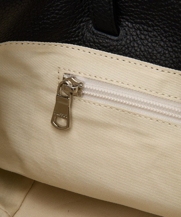 russet レザーダブルハンドルミニトート(CE-1638) Black