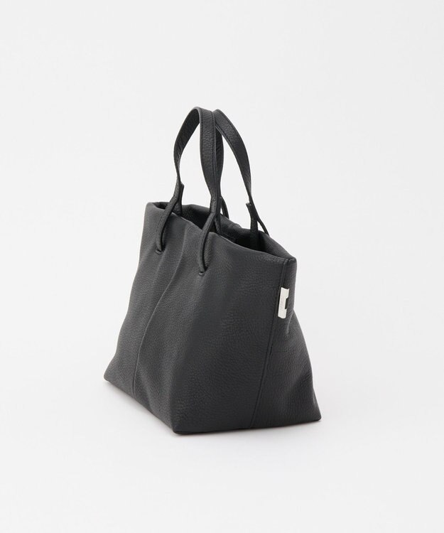 russet レザーダブルハンドルミニトート(CE-1638) Black