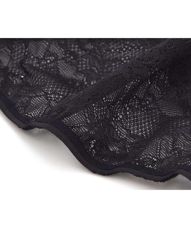 WACOAL MEN WACOAL MEN 【レースブリーフ】 ブリーフ フロント立体設計 通気性 花柄レース 前閉じ 下着 ビキニ メンズ WF1822 /ワコールメン ブラック