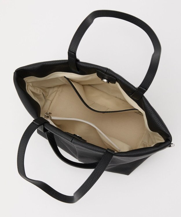 russet レザーダブルハンドルミニトート(CE-1638) Black