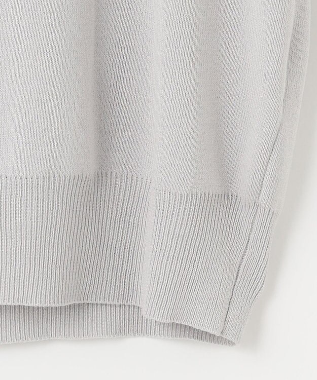 ANY SIS 【洗える】シャギースリーブ ニット ライトグレー