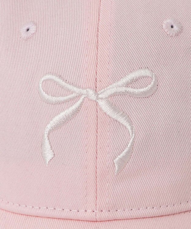 WEGO ワンポイント刺繍キャップ ライトピンク