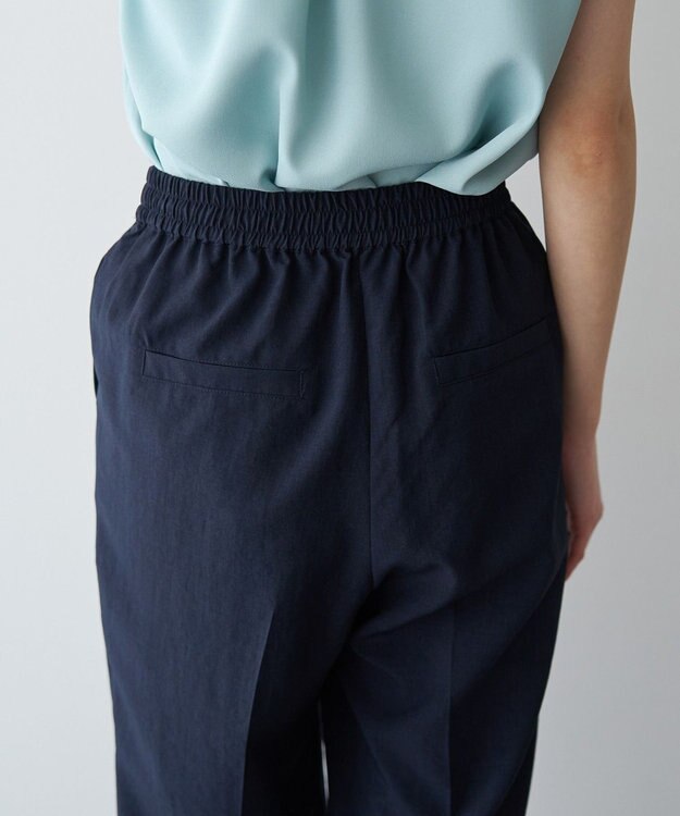 YECCA VECCA 【UVカット】サラサライージーテーパードパンツ Navy