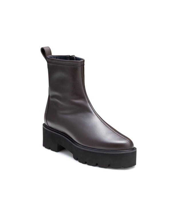 REGAL FOOT COMMUNITY 【リーガルレディース】F73R トラックソールショートブーツ ブーツ ダークブラウン