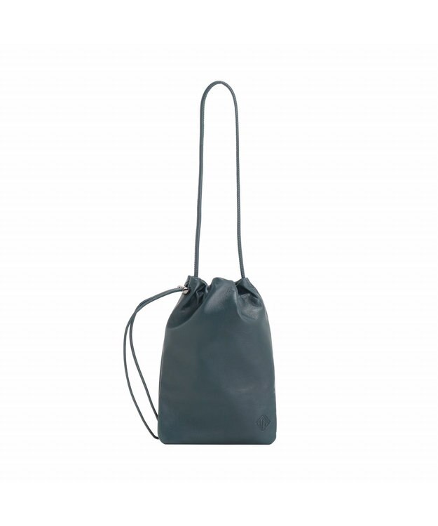 ACE BAGS & LUGGAGE ultma TOKYO アイオ 巾着 ショルダーバッグ 11981 本革 サコッシュ グリーン