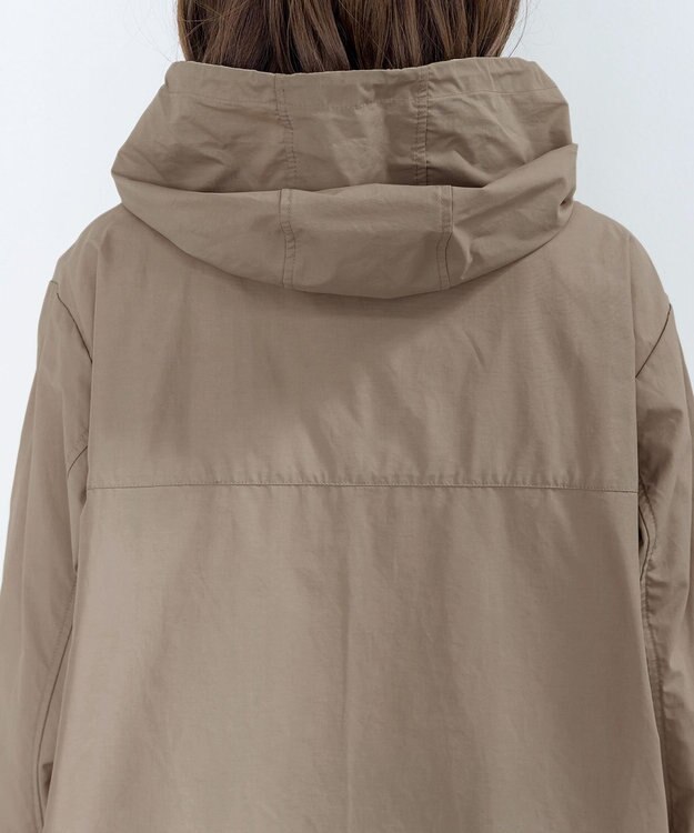 Tiaclasse 【洗える】撥水ドロストマウンテンパーカ― モカ