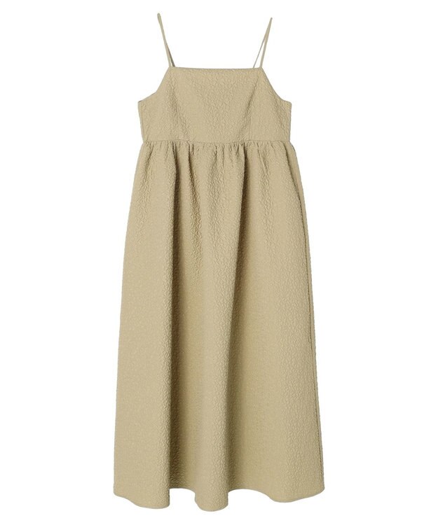 Green Parks ・ＥＬＥＮＣＡＲＥ　ＤＵＥ　フクレキャミワンピース Beige
