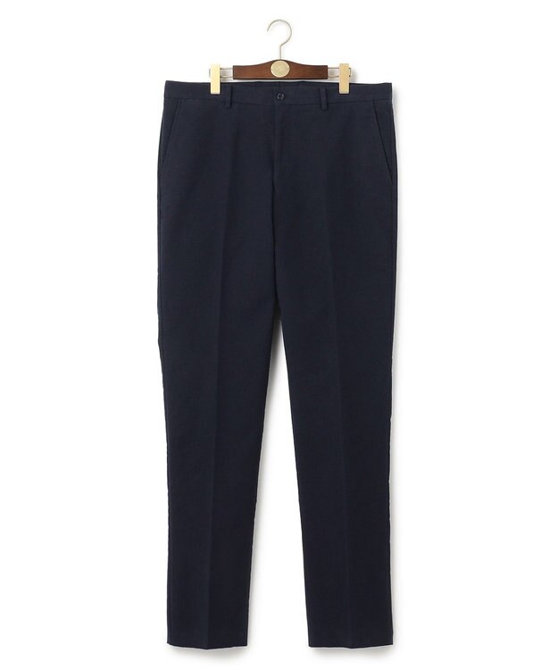 J.PRESS MEN 【KING SIZE】モールスキンストレッチ パンツ ネイビー系