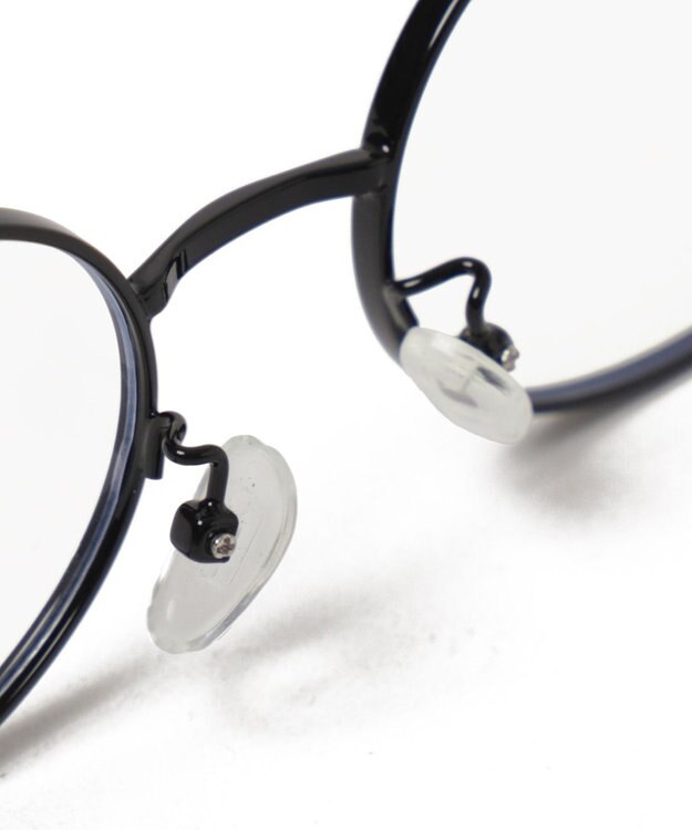 WEGO 【ユニセックス着用ITEM】オーバルメタルフレームアイウェア ブラック