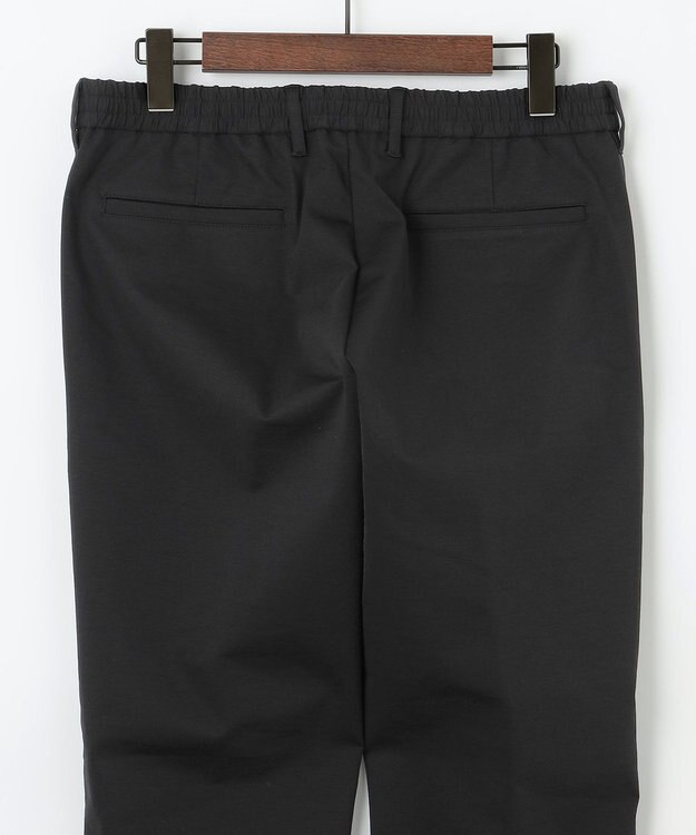 JOSEPH ABBOUD 【2WAYストレッチ/洗える/JAPANファブリック/きれいめ】ストレッチ コンパクトジャージー パンツ ブラック系