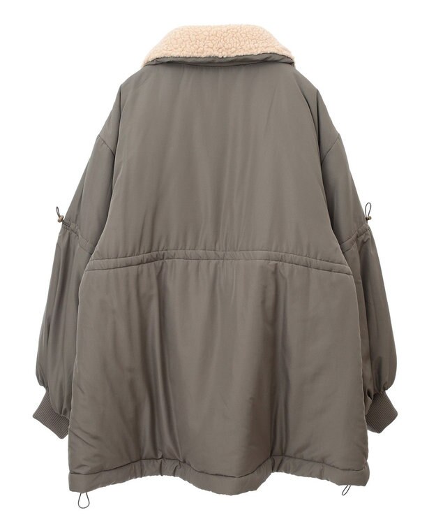 Green Parks ・ｓｗｉｎｇ　ｂｙ　中綿スタンドカラーミリタリーコー Khaki