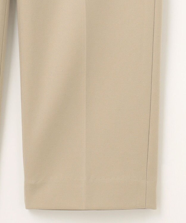 自由区 L ライトフィールジャージータックテーパード パンツ ベージュ