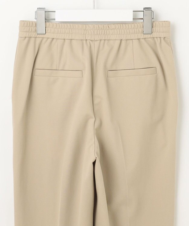 自由区 L ライトフィールジャージータックテーパード パンツ ベージュ