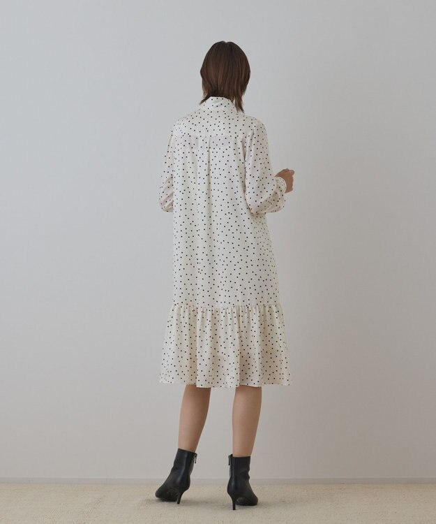 GRACE CONTINENTAL ランダムドットボウタイワンピース キナリ