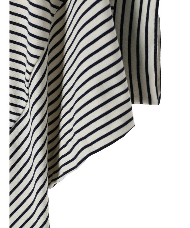 AMERICAN HOLIC ドルマン変形カットプルオーバー Border Navy