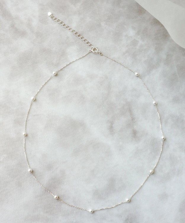 Tiaclasse シルバーパールネックレス シルバー
