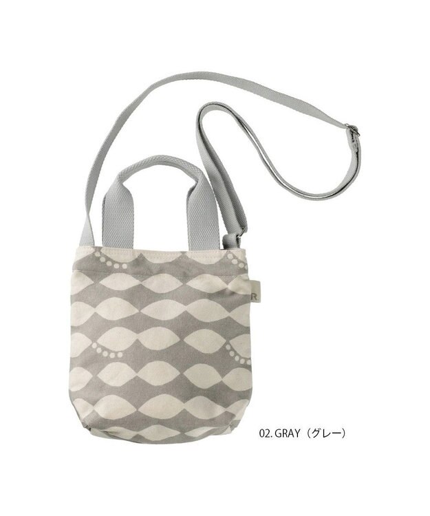 ROOTOTE 0667【直営店限定:ミニショルダー】ベビールー.ミニマルシェ-A 02：グレー