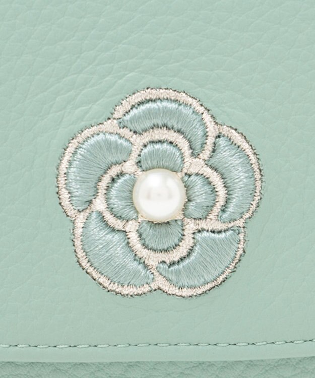 CLATHAS ポリシャス 外BOX二つ折り財布 ミント