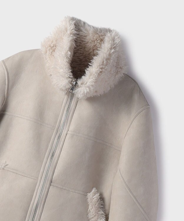 GRACE CONTINENTAL URBANCODE スタンドカラーコート ホワイト