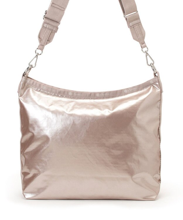 LeSportsac MEDIUM ZIP SHOULDER/ローズゴールドシャイン ローズゴールドシャイン