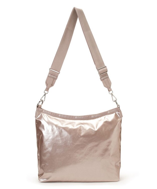 LeSportsac MEDIUM ZIP SHOULDER/ローズゴールドシャイン ローズゴールドシャイン