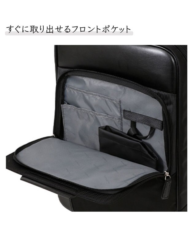 Samsonite サムソナイト バックパックL  エピッド 4 ビジネスバッグ   EPID 4 ブラック/オレンジ
