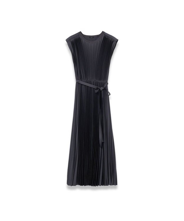 JOSEPH ニットウィーブプリッセ　ドレス Smoke