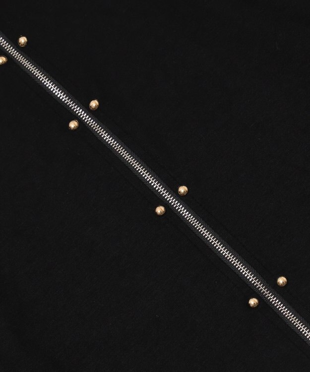 WEGO オフショルスタッズデザイントップ ブラック