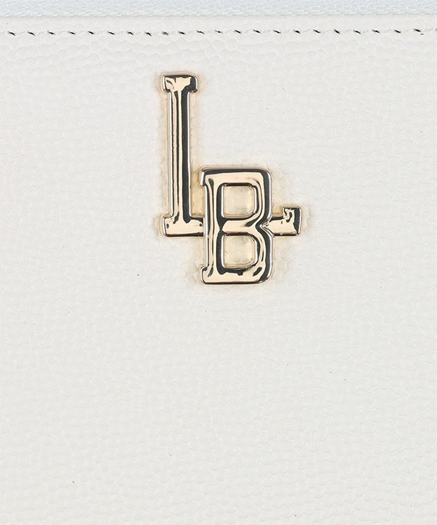 LANVIN en Bleu エルヴィー Ｌファスナー長財布 アイボリー