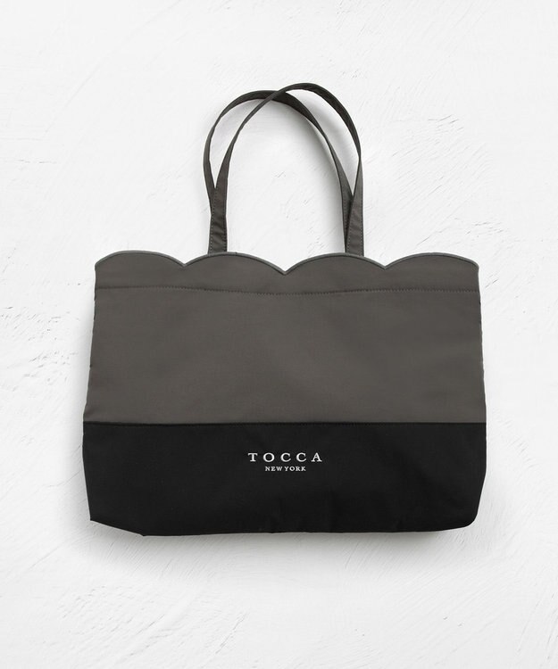 TOCCA 【A4サイズ対応】DEAR EMILY SUBBAG サブバッグ ライトグレー系