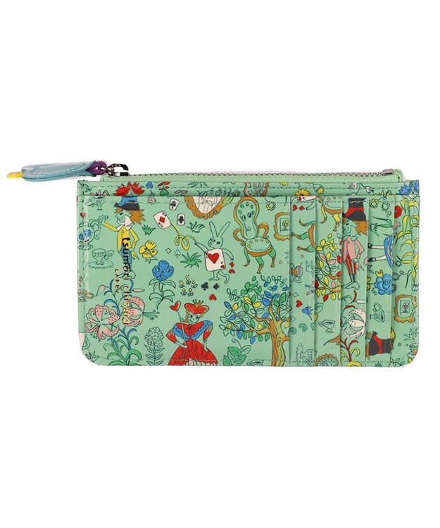 tsumori chisato CARRY 不思議の国のアリス フラグメントケース 【ミニマルなキャッシュレススタイルにピッタリ】 グリーン