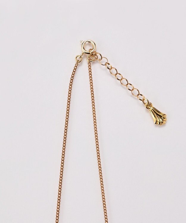 Phoebe 【金属アレルギー対応】ツインカーブYラインネックレス　ゴールド/全長:67～70cm/ニッケルフリー ゴールド