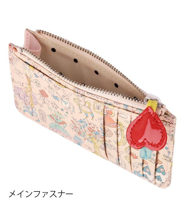 tsumori chisato CARRY 不思議の国のアリス フラグメントケース 【ミニマルなキャッシュレススタイルにピッタリ】 ピンク