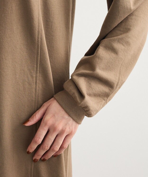 Green Parks ＳＥＴ２点ラメフェザーベスト＋ミニ裏毛ワンピース Beige