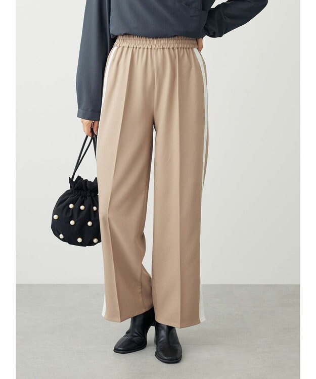 Green Parks ・ＥＬＥＮＣＡＲＥ　ＤＵＥ　サイドラインイージーパンツ Beige