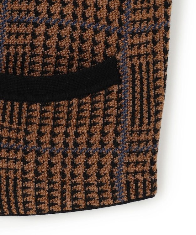 J.PRESS MEN ダブルジャガードニットベスト ブラウン系7