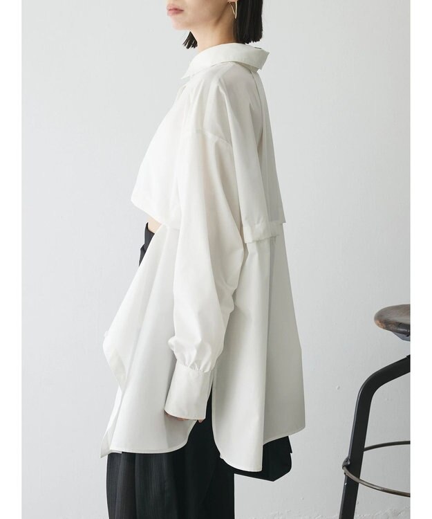 Green Parks AnriettMusee ２ＷＡＹオーバーサイズシャツ Off White