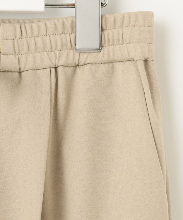 自由区 L ライトフィールジャージータックテーパード パンツ ベージュ