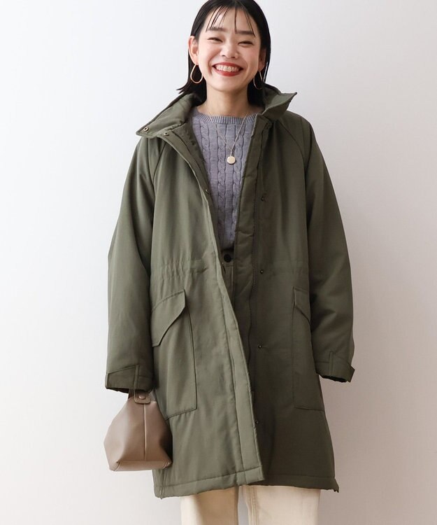 AMERICAN HOLIC 軽ポカ撥水加工オーバーサイズコート Khaki